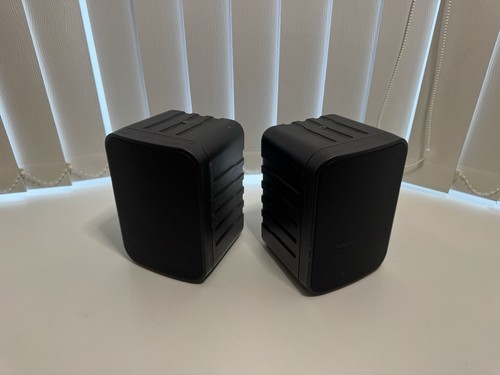 8ohm black wall speakers - black,