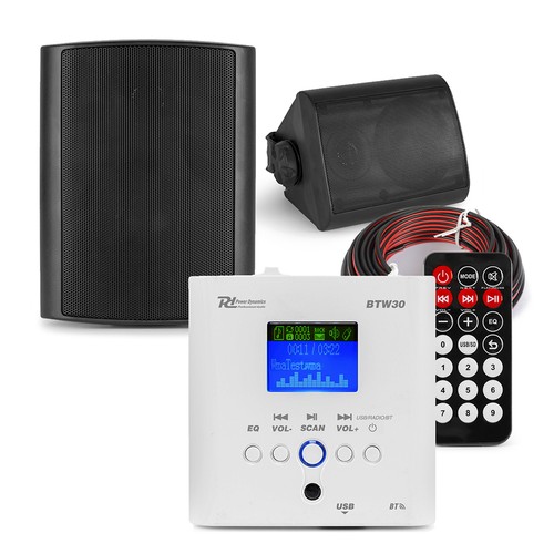 Garden speaker system with - system, 2x