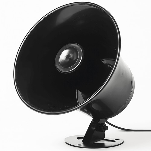 Black abs 20w - round, horn